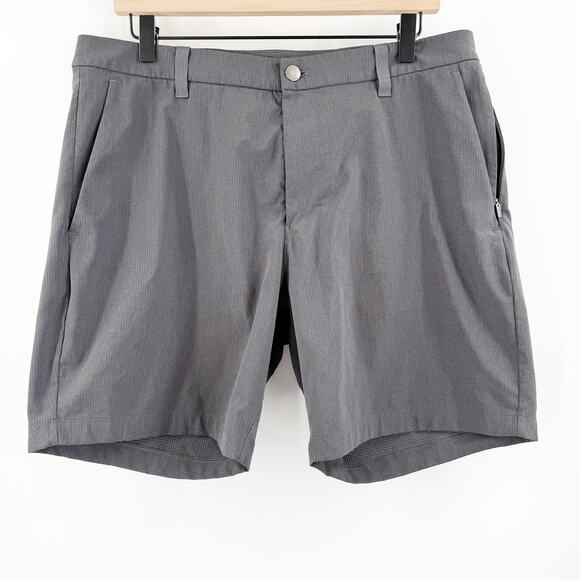 Lululemon Commission Shorts Men's Size 34 Dark Gray LM7ARWS Classic 7" Inseam - Picture 1 of 12